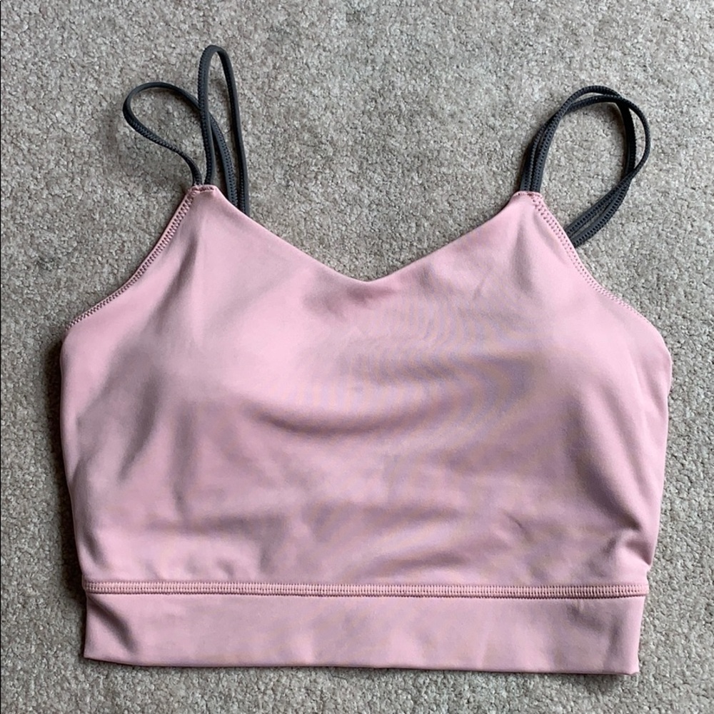 PURE built in bra crop top back size 6